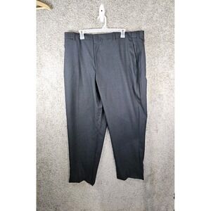 L.L. Bean‎ Comfort Waist 100% Wool Pants Mens 40W X 31 Charcoal Trousers OGHU5
